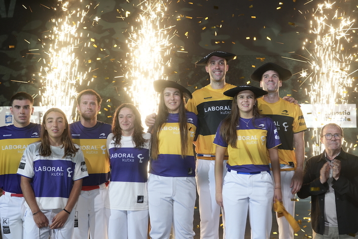 Espectacular fin de fiesta para todos los finales, en el podium del Balda.