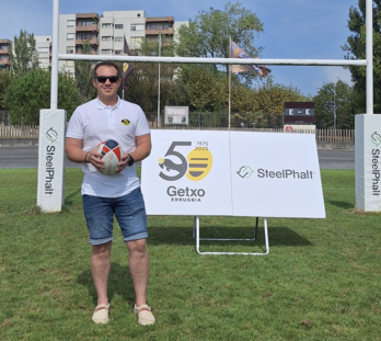 Alaitz Bollegi, presidente del Getxo Rugby.