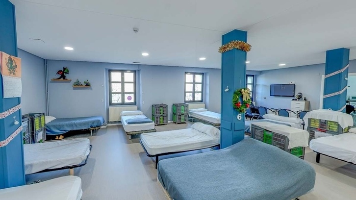 Gizarte-bazterkeriako egoeran dauden pertsonentzat zentro bat.