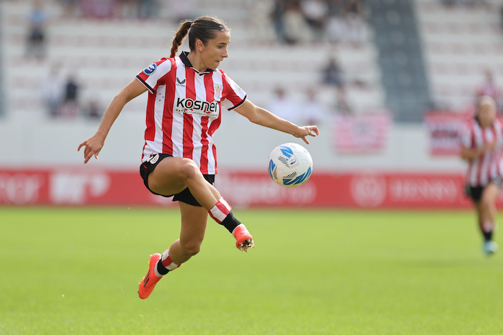 Nerea Benito en su debut como leona. (Oskar Matxin Edesa/FOKU)