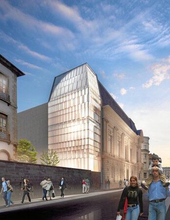 La nueva silueta del museo, según el proyecto.