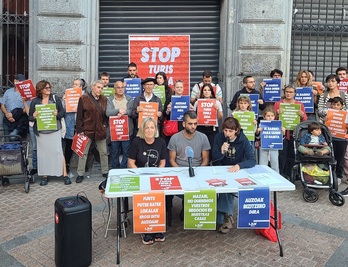 Bilboko Alde Zaharreko bizilagunen eta LABen prnetsaurrekoa.