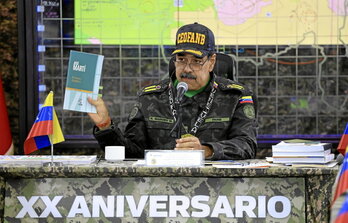 El presidente venezolano, Nicolás Maduro, en una reciente comparecencia.