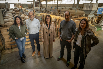 Lakuako ordezkariak Artzain Eskolan izan dira asteazken honetan.