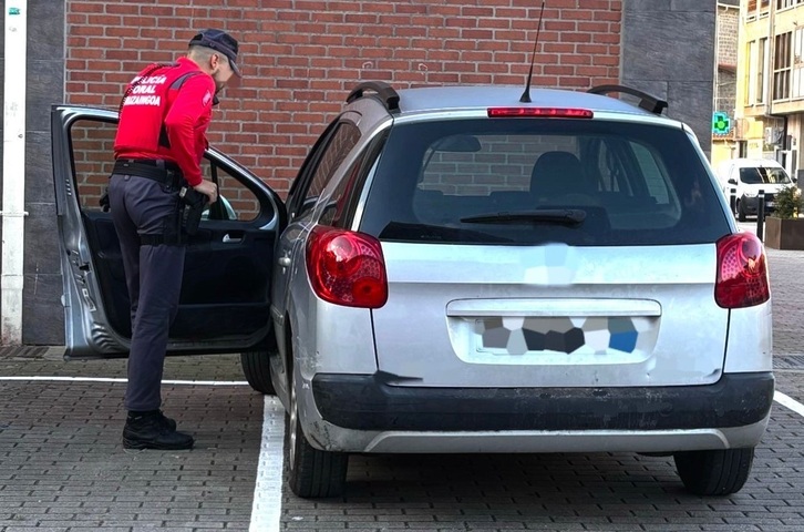 Imagen difundida por la Policía Foral.