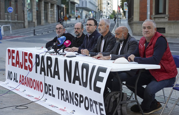 El sector del transporte de mercancías ha denunciado su situación «insostenible» ante el Parlamento de Nafarroa.