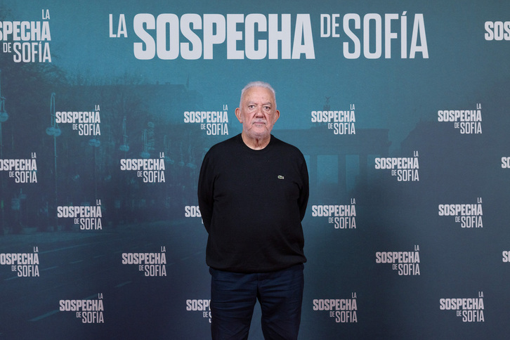 Imanol Uribe, en la presentación de la película.