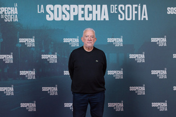 Imanol Uribe, en la presentación de la película.