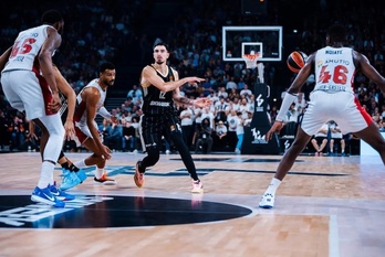 Nando De Colo, a pesar de sus 38 años, es uno de los peligros de Asvel Villeurbanne.