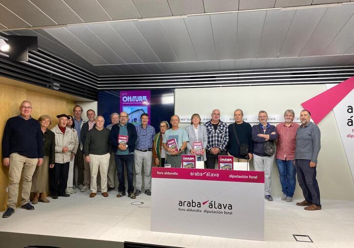 Aldizkariaren aurkezpen ekitaldiko irudia.