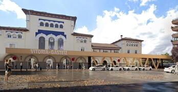 Aspecto que tendrá la estación de la calle Dato.