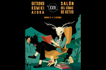 Aurtengo Getxoko Komiki Azokaren kartela.