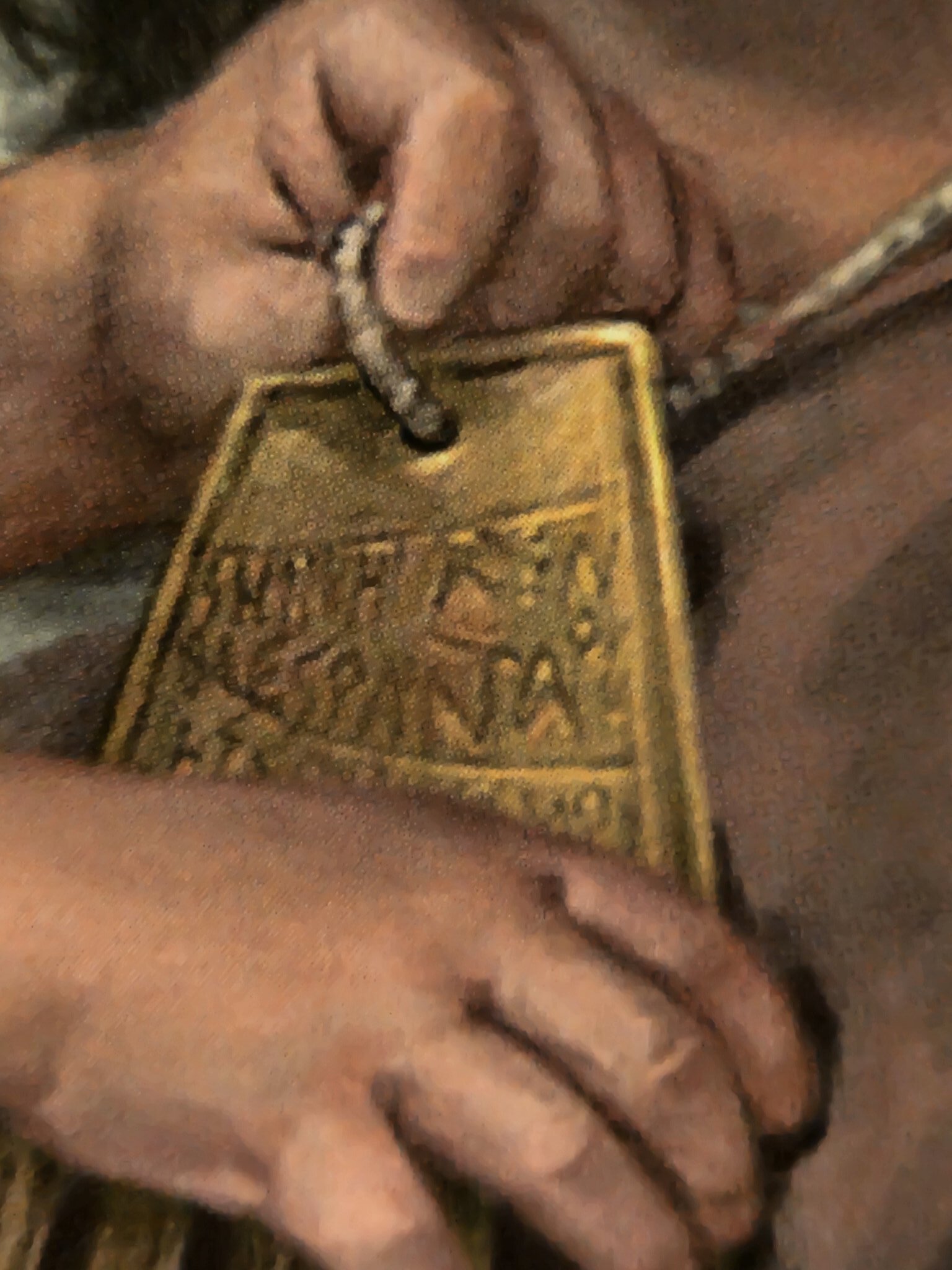 Detalle de la inscripción de la Mano de Irulegi. (Desperta Ferro)