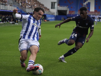 Dani Díez tuvo minutos en Granada, como antes en Eibar.