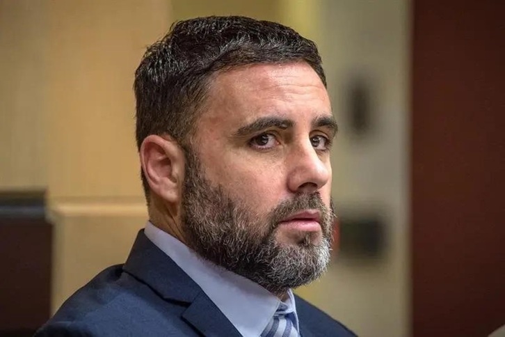 Pablo Ibar, en una imagen de 2023, cuando fue condenado a cadena perpetua.