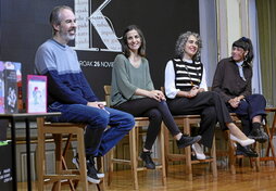 Aurtengo hiru saridun, Ibone Bengoetxea sailburuarekin.