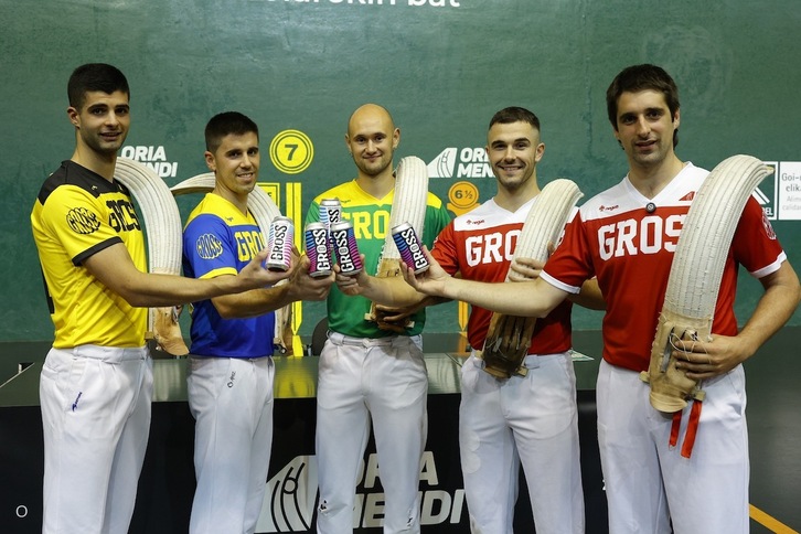 Erremontariak, Gross garagardoarekin, gaurko aurkezpenean.