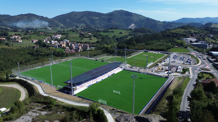 Vista general de la Ciudad Deportiva de Areitio.