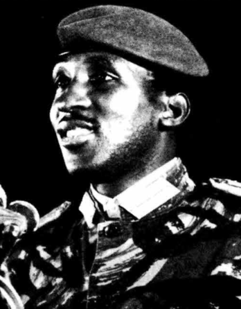 Thomas Sankara, Burkina Fasoko presidentea izan zena.