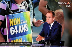 Entrevista a Sébastien Lecornu en France2.