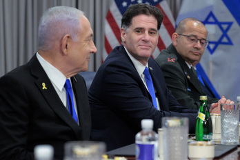Ron Dermer, junto a Netanyahu.