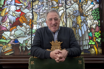 El alcalde de Iruñea, Joseba Asiron. 