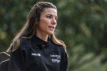 Ane Santesteban, txirrindularitza profesionala utzi behar zuela iragarri eta egun gutxira. 