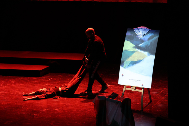 ‘Uraren lokarriak’ ikuskizuna, Soreasun.