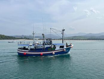 Arrantzontzia Itsasmuseumi eman dio Bustamante Cortabitarte familiak.