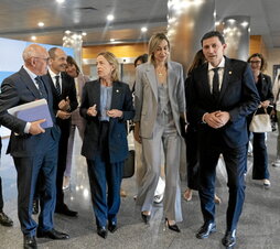 La reunión del Consejo Vasco de Finanzas Públicas tuvo lugar en Lakua.