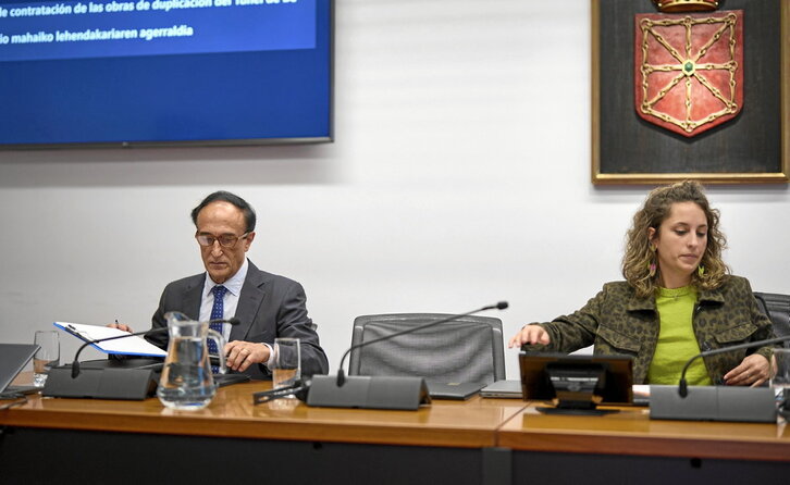 Polo, durante su comparecencia en el arranque de la comisión sobre concesiones a empresas relacionadas con Cerdán.