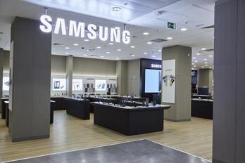 Imagen de archivo de una tienda de Samsung.