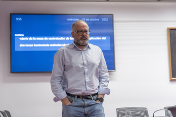 Lorenzo Serena, secretario de la mesa de contratación de Belate.