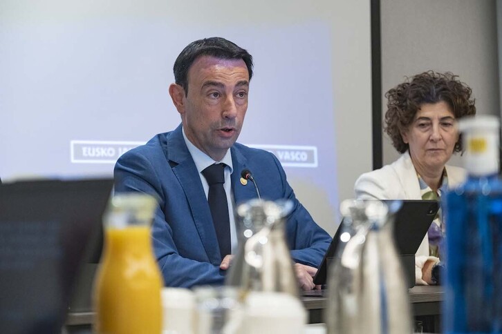 El consejero Mikel Torres en una imagen de archivo.