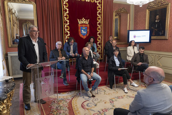 Presentación del informe del comité de expertos sobre Los Caídos de Iruñea.