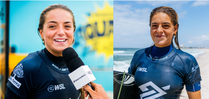 Annete eta Janire Gonzalez Etxabarri, Saquaremako hondartzetan.