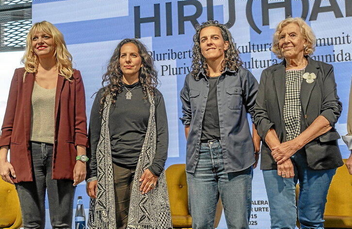 Ezkerretik eskuinera: Garai, Colmenares, Lujanbio eta Carmena.