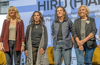 Ezkerretik eskuinera: Garai, Colmenares, Lujanbio eta Carmena.