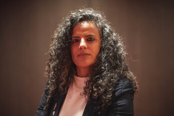 La excapitana de la selección femenina de fútbol de Palestina y embajadora del Athletic Club, Honey Thaljieh, amadrina el proyecto de colaboración entre la Fundación Athletic Club y la Agencia de la ONU para los Refuiados Palestinos (Unrwa).