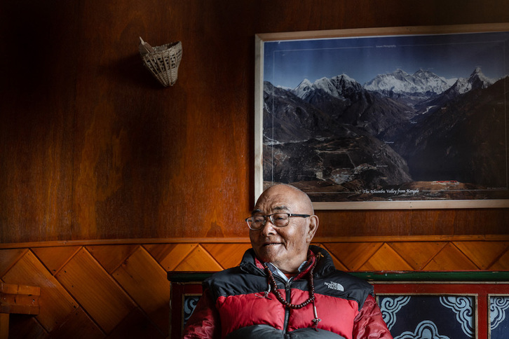 Kanchha Sherpa, último superviviente de la expedición de 1953 de Edmund Hillary y Tenzing Norgay al Everest.