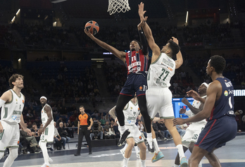 Trent Forrest, quien venía siendo de lo mejor de este Saski Baskonia en el arranque liguero, se perderá varios partidos por lesión.