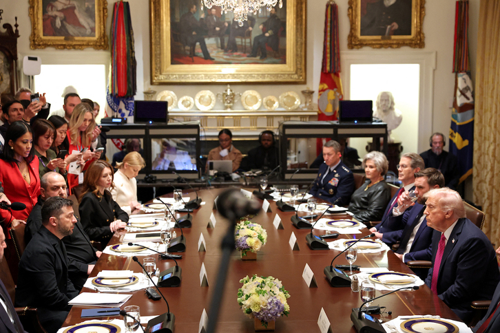 Trump ha recibido a Zelenski en la Casa Blanca.