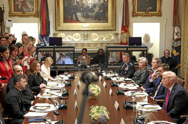 El presidente de EEUU, Donald Trump, se reunió ayer con el presidente ucraniano, Volodymyr Zelensky en la Casa Blanca.