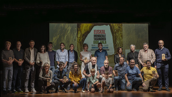 Euskal Mendizale Federazioko eta Pyrenaica aldizkariko saritu guztiak.