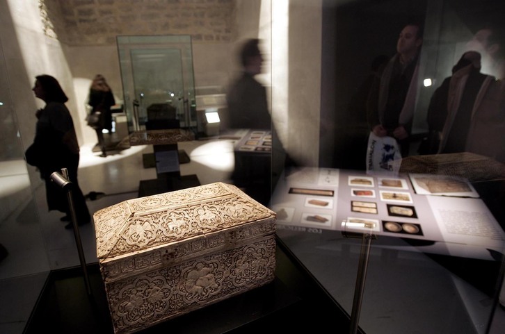La arqueta de Leire hoy se puede contemplar en el Museo de Navarra.