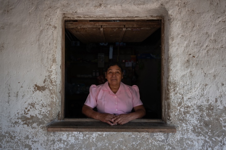 Carmelita, defensora de su territorio en Olopa frente a la minería y la contaminación.