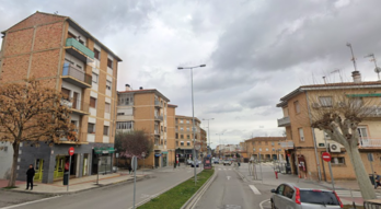 Una de las calles del barrio de Lourdes de Tutera.