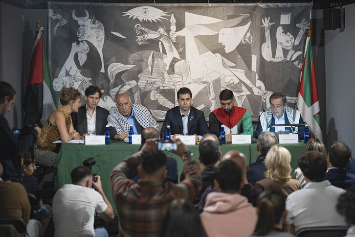 Presentación del encuentro entre Euskal Selekzioa y Palestina.