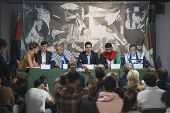 Presentación del encuentro entre Euskal Selekzioa y Palestina.