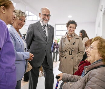 El consejero, en Barañain.